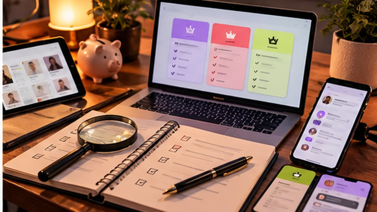 Comparer les options d’un service de rencontre